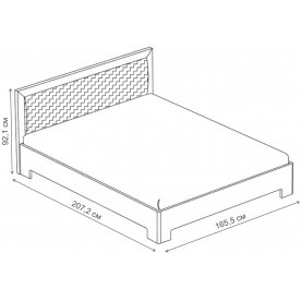 Двуспальная кровать Трейв 1