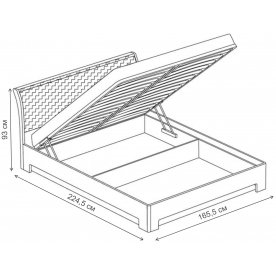 Двуспальная кровать Трейв Нео 3