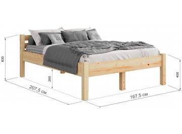 Двуспальная кровать Василиса