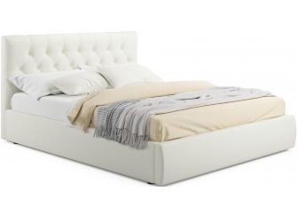 Двуспальная кровать Verona 160х200 с ПМ бежевый велюр