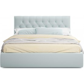 Двуспальная кровать Verona 160х200 велюр мята пастель