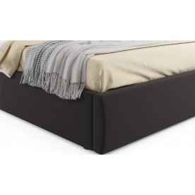 Двуспальная кровать Verona 180х200 велюр шоколад