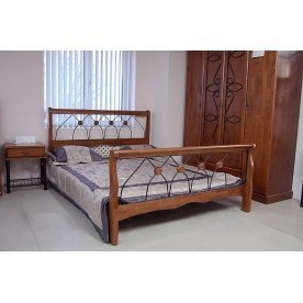 Кровать АТ-810 темный дуб