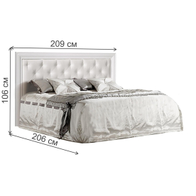 Двуспальная кровать Амели