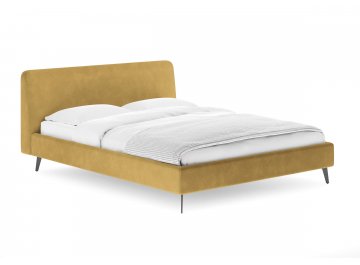 Односпальная кровать Boston горчичный эвита