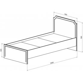 Односпальная кровать ДримСтар ДС-50