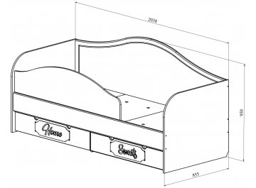 Кровать из дерева ДримСтар ДС-51