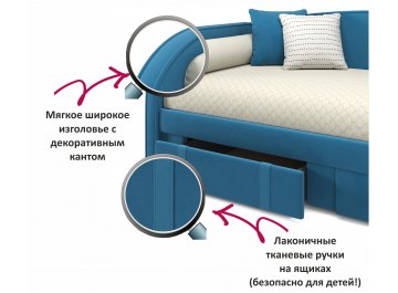 Односпальная кровать Elda