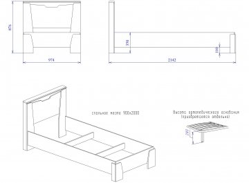 Кровать Гарда Prime