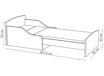 Односпальная кровать КТД КБЕ