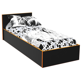 Односпальная кровать Black