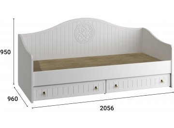 Кровать из дерева Монблан МБ-64К