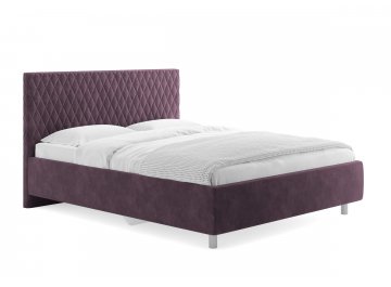 Односпальная кровать Stella лаванда микровелюр