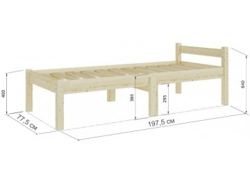 Кровать из дерева Селеста