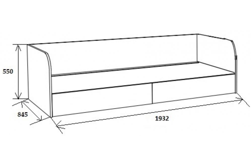 Софа Астра белый / салатовый
