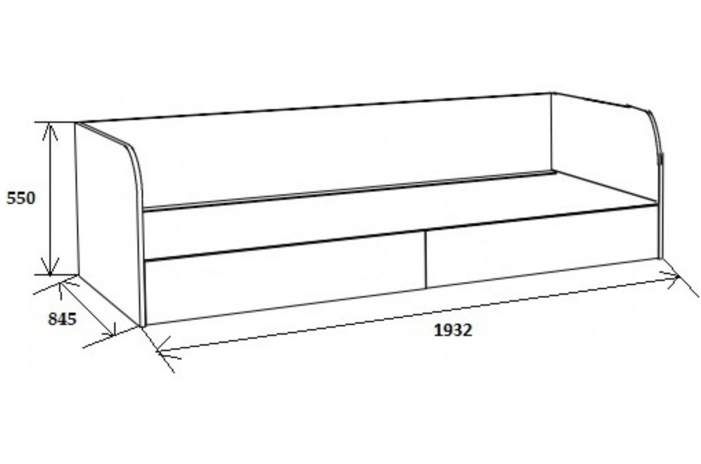 Софа Астра белый