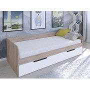 дуб сонома / белый