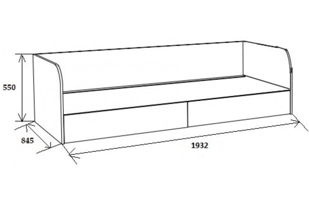 Софа Астра венге / салатовый