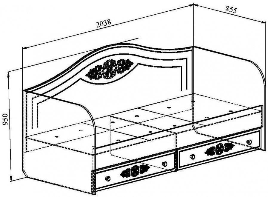 Софа Ассоль плюс АС-10 80х200 ваниль