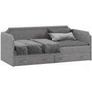 велюр светло-серый