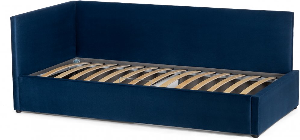 Тахта Каролина-2 90х200 с ПМ велюр bingo denim