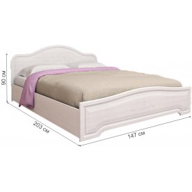 Полутораспальная кровать 017 Кэт-6