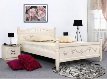 Полутораспальная кровать Людмила-17