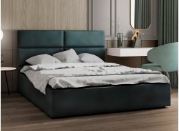 Полутораспальная кровать Афродита-4 140х200 с ПМ велюр lecco mint