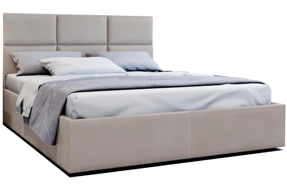 Полутораспальная кровать Афродита-5 140x200 с ПМ тёмно-зелёный велюр velutto 33