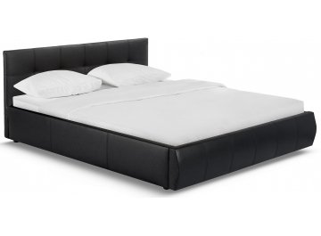 Полутораспальная кровать Афродита синий велюр bingo denim