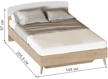 Полутораспальная кровать Калгари