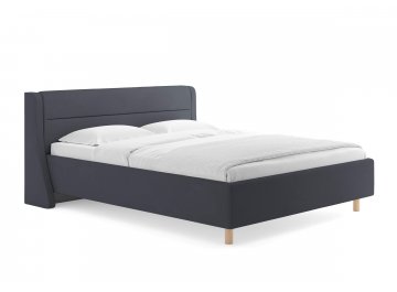 Двуспальная кровать Madrid графитовый диагональ