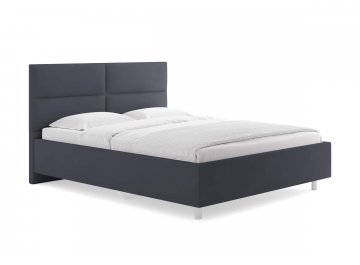 Двуспальная кровать Omega графитовый диагональ