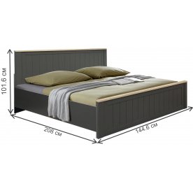 Полутораспальная кровать Прованс 37.25-01