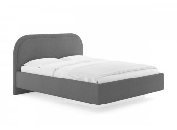 Двуспальная кровать Sandra серый лаунж