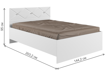 Полутораспальная кровать Севиль