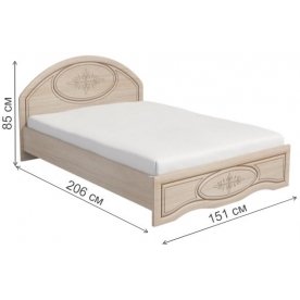 Полутораспальная кровать Василиса К1