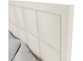 Двуспальная кровать Испаньола Кварц 160х200 с ПМ велюр белый с матрасом