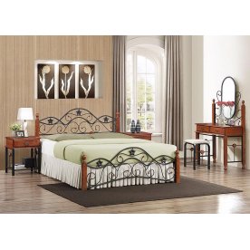 Кровать PS 8834 новое основание с матрасом