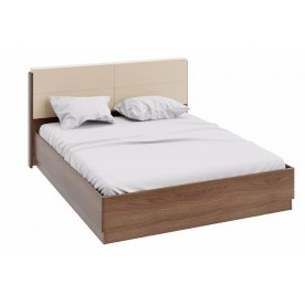 Кровать Вирджиния ТД 233.01.12 с ПМ орех вирджиния / бежевый с матрасом