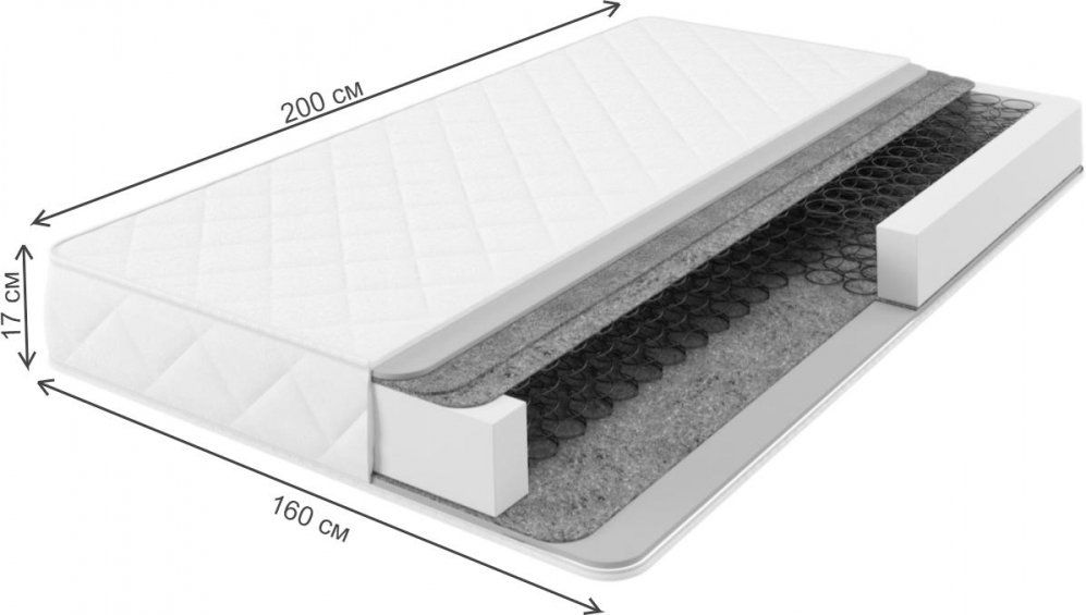 Матрас Новира B Кокос 160x200