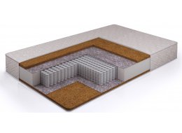 Матрас Томсон Кокос Мульти 180х200 жаккард белый