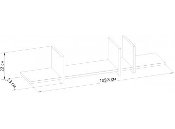 Полка Nature 18