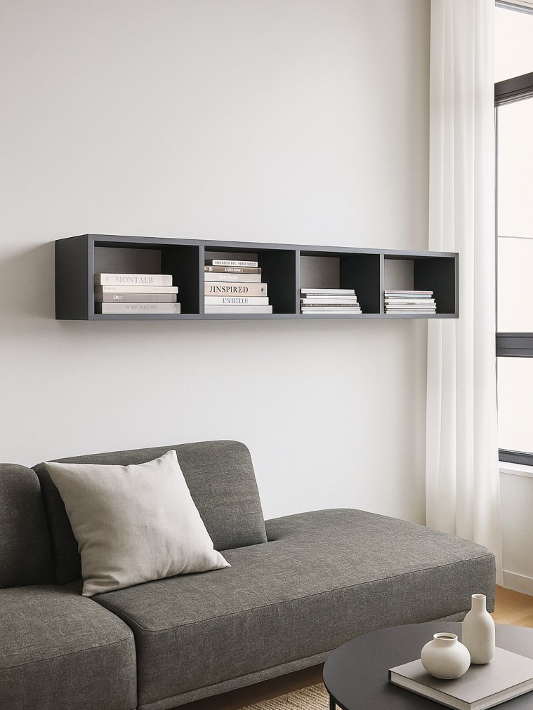 Полка Модена графит