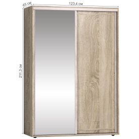 Шкаф-купе Sherlock 303 дуб сонома