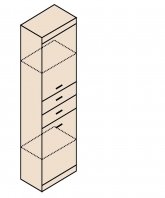 Шкаф многоцелевой Ника