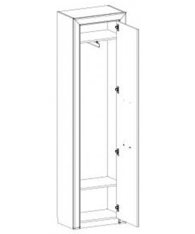 Шкаф для спальни Olivia 1DW дуб анкона