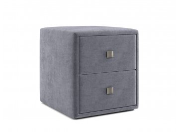 Прикроватная тумба Агат серый