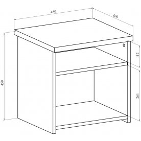 Прикроватная тумба Виктория ВИ-15
