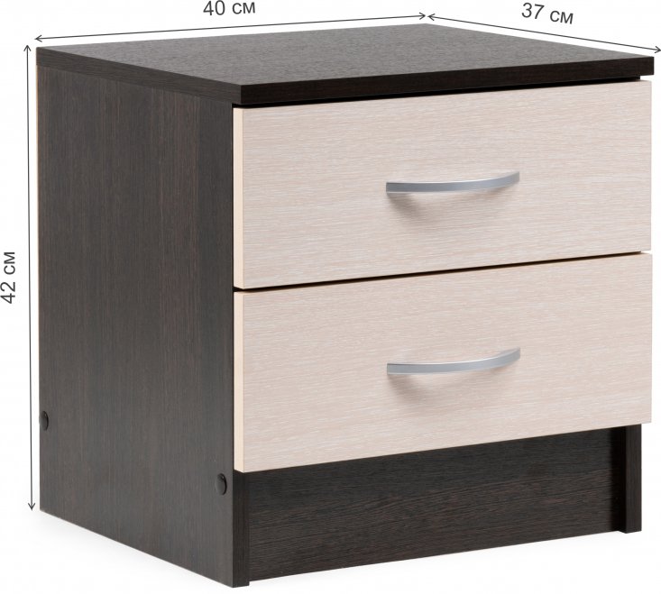 Тумба прикроватная Кэт — 7 венге / дуб белфорд